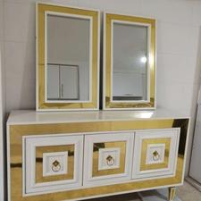 اینه کنسول طلایی