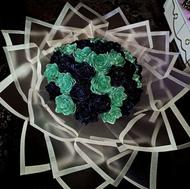 دسته گلهای زیبا روبانی