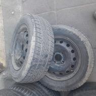 باسلام .یه جفت لاستیک با رینگ سایز 14