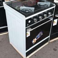 اجاق گاز 4 شعله طرح فر لعابی