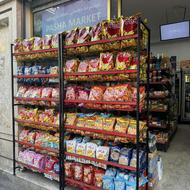 جاحبوباتی شیشه خور قفسه فلزی قفسه سوپری استند سیگار ویترین