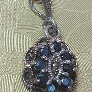 آویز نقره با عیار 925 وزن حدود 4.52