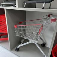 کالسکه 120 لیتری فلزی قفسه فلزی قفسه هایپری ترک استند سیگار