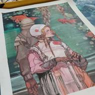 نقاشی روی دفتر بوم