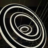 دو عدد لوستر مدرن کهکشانی