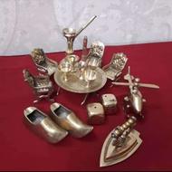 مجموعه وسایل نوستالژی برنجی خارجی