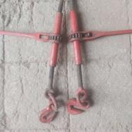 2 عدد جکلوی زنجیر 5 تن خارجی تریلی یا جرثقیل