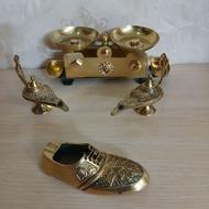 ظروف آشپزخانه برنجی برنزی کلکسیون دکوری قندان وسایل خانه