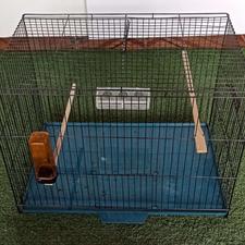 قفس پرنده رنگ کوره ای