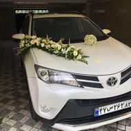 گل ارایی ماشین عروس و دسته گل عروس