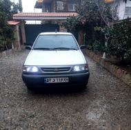 پراید مدل 1387 رنگ نقره‌ای