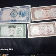 اسکناسهای پهلوی اول ودوم 55عدد