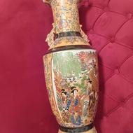 گلدان آنتیک نقوش برجسته