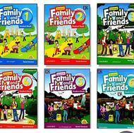 کتاب زبان/ زبانکده/ کتاب فمیلی فرندز 1 تا6 / واژهنامه