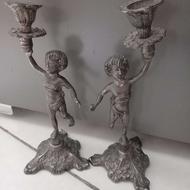 شمعدان برنجی قدیمی