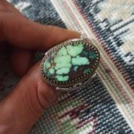 انگشتر نقره دست ساز فیروزه شجری