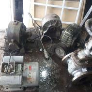 دینام ( الکترو موتور ) و گیربکس دینام و شیر فلکه فولادی