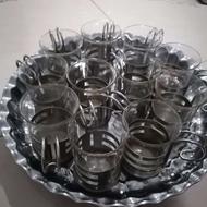 استکان دسته فلزی خارجی