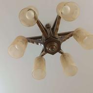 لوستر 6شعله چوبی کاسفارشی در حد آک