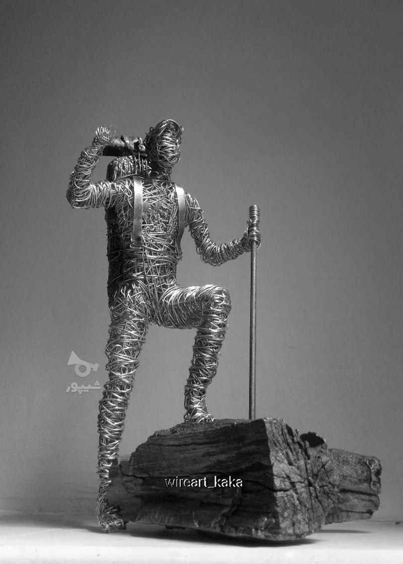 آموزش و سفارش ساخت انواع حجم و مجسمه مفتولی وسیمی