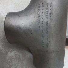 سه راهی جوشی استیل 304سایز یک و یک دوم به تعداد. 20 عدد