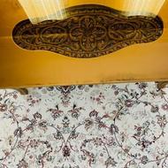 مبلمان استیل 9 نفره کار شده دوطرف میز وسط با دو عسلی