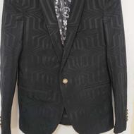 کت مردانه مشکی و زرشکی