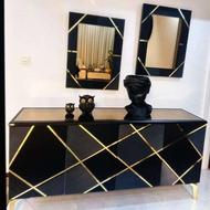 کنسول و اینه میز تلویزیون