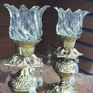 شمعدان برقی سالم استفاده نشده برقش هنوز