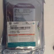 هارددیسک اینترنال وسترن دیجیتال Purple WD23PURZ ظرفیت2 ترابا