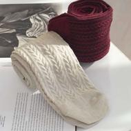 جوراب ساق بلند بافت گندمی