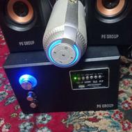 دوتا اسپیکر فلش خور و دو بانده پیکی دیگه فلش خور و بولوتوثی