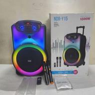 اسپیکر چمدانی و قابل حمل NDR-Y15 یکی از محصولات حرفه ای NDR