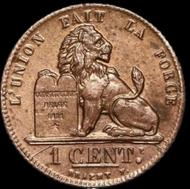 سکه 1سنتیم بلژیک سال 1912