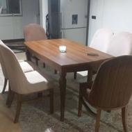 میز ناهار خوری کاملا سالم 6 نفره