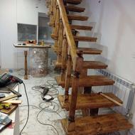 راه پله چوبی