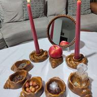 هفت سین سنگ مصنوعی طرح چوب