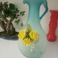 گلدان عتیقه قدیمی زیبا کار دست