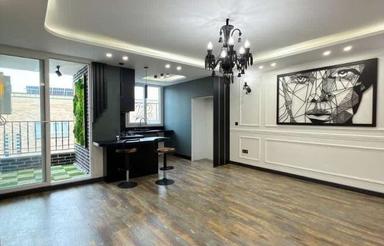 68 متر/فول دیزاین/وام اماده/سالن پرده خور/سند تکبرگ