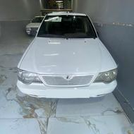 پراید 111 مدل 92 سفید خوش رخ با روکش صندلی چرم 1392