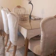 مبل 7 نفره با ناهار خوری 6 نفره