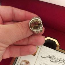 انگشتر نقره کوارتز باشناسنامه