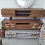 میزتلوزیون چوبی بارنگبندی