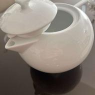 قوری سفید نو جنس چینی عالی