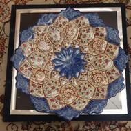 بشقاب میناکاری دیوارکوب