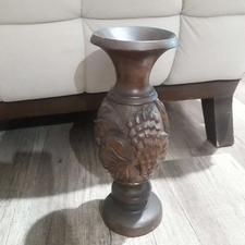 گلدان چوبی سالم و تمیز