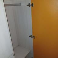 تخت خواب دو طبقه به همراه میزه تحریری وکمد لباس و‌باکس