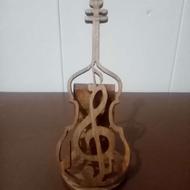 دکور گیتار چوبی