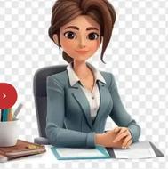 به منشی خانم و دستیار ‌مدیر