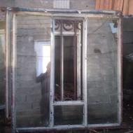 فروش 2عدد پنجره 1.5 در 1.5 ویه در 1متر در 2متر